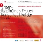 IDA 1. Interdisziplinäres Frauen Kunst Festival der GEDOK KÖLN