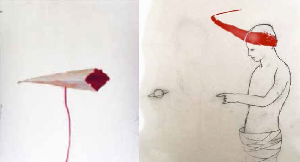 "Weiss und etwas Rot"  Renate Behla