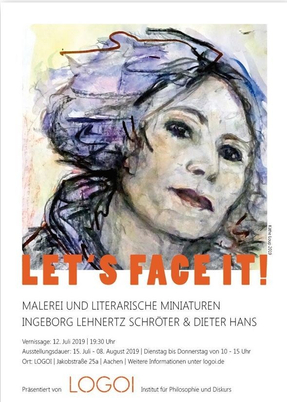 “Let´s face it!” Vernissage mit Viola Kramer