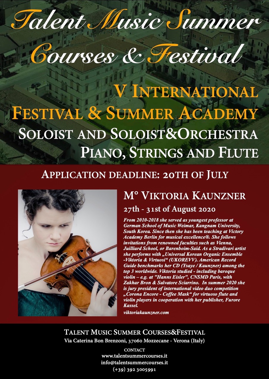 V. International Festival & Summer Academy