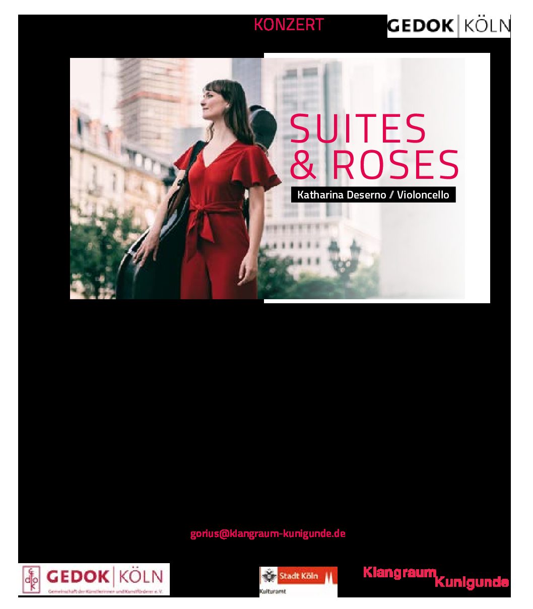SUITES & ROSES Katharina Deserno // Violoncello