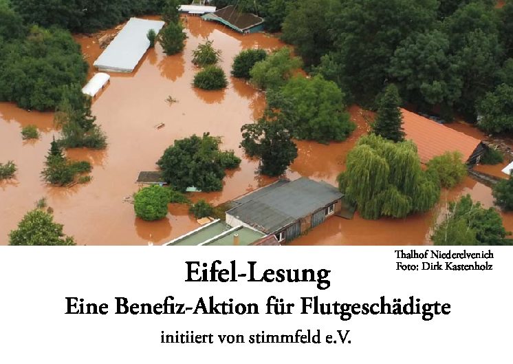 Benefizlesung für Flutopfer