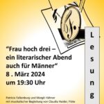 Frau hoch drei -