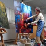 LIVE-PAINTING PERKUSSIVE MALEREI