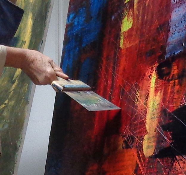 LIVE-PAINTING PERKUSSIVE MALEREI